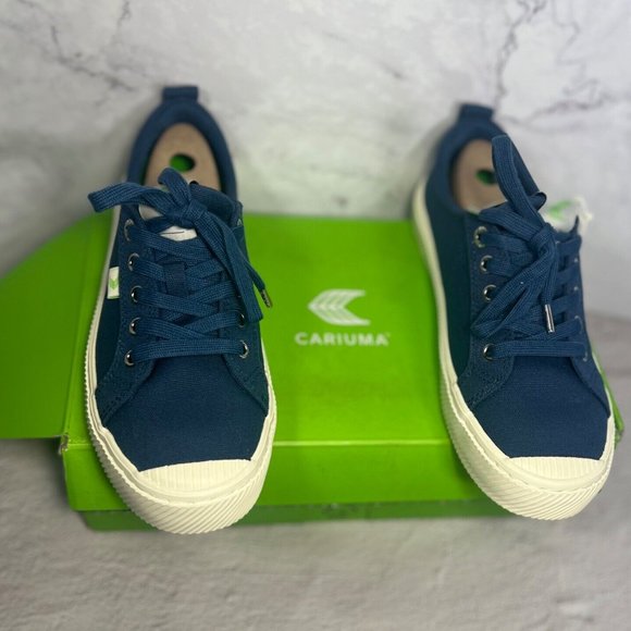 Cariuma OCA Low Blue Canvas Unisex Size 8.5 Women/7 Men NWT - Picture 5 of 6